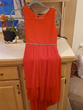 Youth Red Dress Size 12